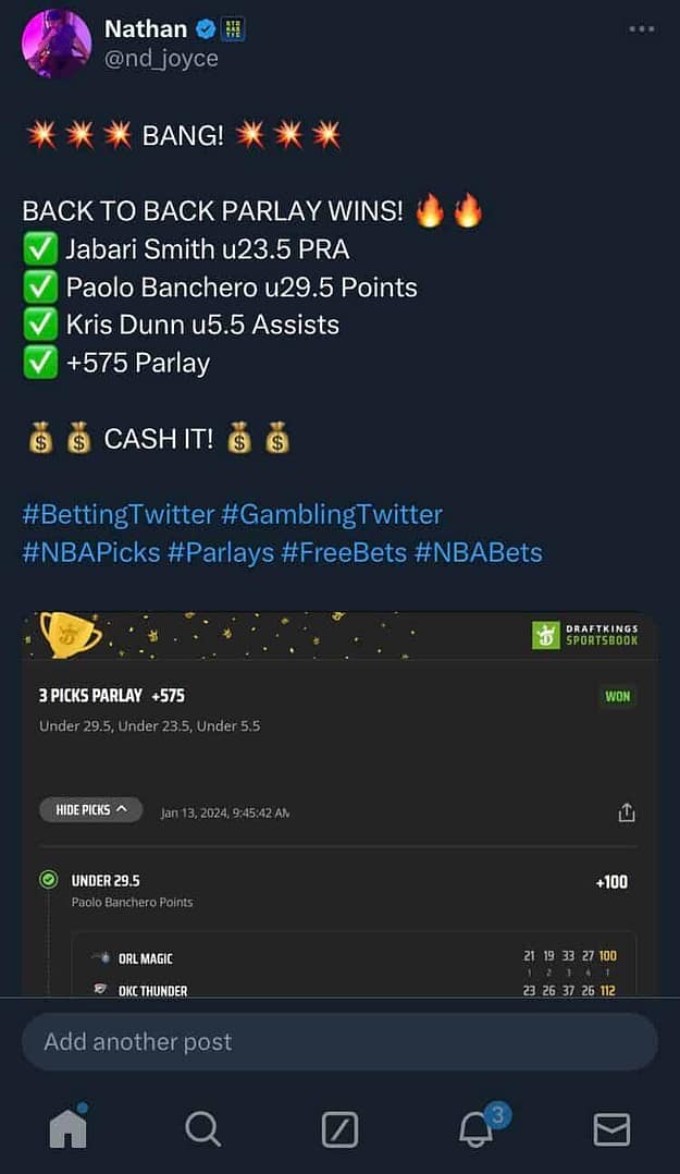 Parlays timerbet